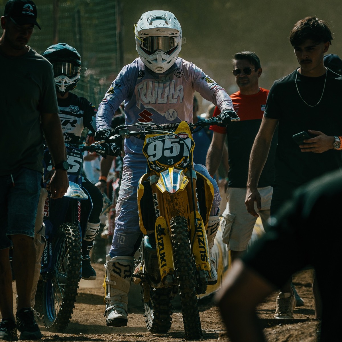 2 coureurs motocross
